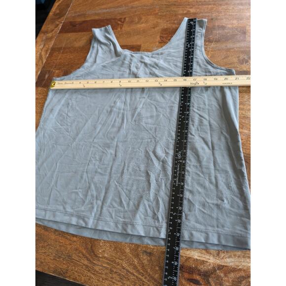 Women's tank top Camisole Chico's Size 3 Extra Large XL Gray Sleeveless Layering - Picture 6 of 9